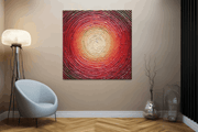 Abstracte Kunst Kunst – Vierkant Canvas Kunst voor de Muur
