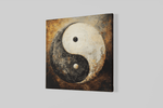 Yin en Yang – Ontwerp 2 – Modern Canvas Schilderij – Vierkant Canvas Kunstwerk voor het Interieur