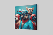 Coole Honden – Canvas Schilderij als Wanddecoratie