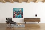 Coole Honden – Canvas Schilderij als Wanddecoratie