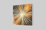 Diep Abstracte Kunst – Vierkante Canvas Wanddecoratie – Canvas Wandkunst in Vierkante Uitvoering