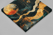 Abstracte Ruimte – Canvas Decoratie voor de Wand