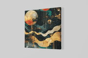 Abstracte Ruimte – Canvas Decoratie voor de Wand