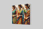 Vrouwen – Vierkante Canvas Wandkunst