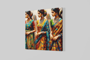 Vrouwen – Vierkante Canvas Wandkunst