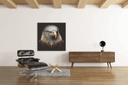 Adelaar – Canvas Wanddecoratie in Vierkante Vorm