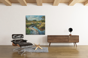 Landschappen – Canvas Wanddecoratie in Vierkante Vorm