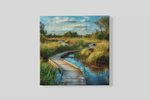 Landschappen – Canvas Wanddecoratie in Vierkante Vorm