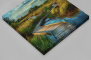 Landschappen – Canvas Wanddecoratie in Vierkante Vorm