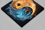 Yin Yang – Modern Canvas Schilderij – Vierkante Canvas Wandkunst