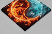 Yin Yang – Ontwerp 2 – Canvas Decoratie voor de Wand