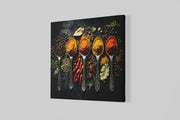 Specerijen – Vierkant Canvas Schilderij voor de Wand