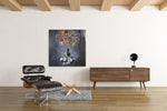 Graffiti Ballon – Vierkante Canvas Wanddecoratie – Canvas Wanddecoratie in Vierkante Vorm