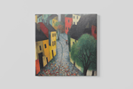 Kunst Dorp – Vierkante Canvas Wandkunst