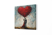 Liefde kunst – Canvas Decoratie voor de Wand