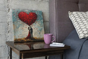 Liefde kunst – Canvas Decoratie voor de Wand