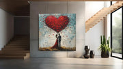Liefde kunst – Canvas Decoratie voor de Wand