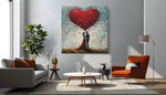 Liefde kunst – Canvas Decoratie voor de Wand