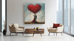 Liefde kunst – Canvas Decoratie voor de Wand