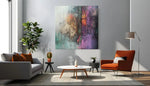 Abstracte kunst – Vierkant Canvas Kunst voor de Muur
