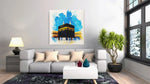 Kaaba – Modern Canvas Schilderij – Vierkant Canvas Kunst voor de Muur