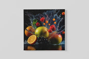 Vruchtenspat – Canvas Decoratie voor de Wand
