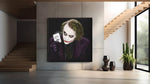Joker als Speelkaart – Vierkant Canvas Kunstwerk voor het Interieur