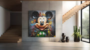 Moderne Pop- en Straatkunst – Vierkant Canvas Schilderij voor de Wand