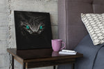 Zwarte Slang – Canvas Decoratie voor de Wand