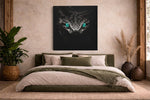 Zwarte Slang – Canvas Decoratie voor de Wand
