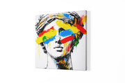 Moderne Popart – Vierkant Canvas Kunst voor de Muur