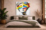 Moderne Popart – Vierkant Canvas Kunst voor de Muur