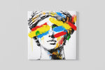 Moderne Popart – Vierkant Canvas Kunst voor de Muur