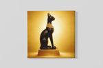 Kattenbeeld – Canvas Wanddecoratie in Vierkante Vorm