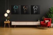 Vrouw – Vierkante Canvas Wanddecoratie – Canvas Wanddecoratie in Vierkante Vorm