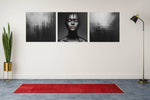 Vrouw – Ontwerp 2 – Modern Canvas Schilderij – Vierkant Canvas Kunstwerk voor het Interieur