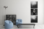 Vrouw – Ontwerp 2 – Modern Canvas Schilderij – Vierkant Canvas Kunstwerk voor het Interieur