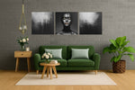 Vrouw – Ontwerp 2 – Modern Canvas Schilderij – Vierkant Canvas Kunstwerk voor het Interieur