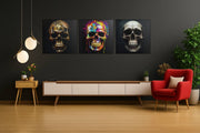 Schedel – Canvas Schilderij als Wanddecoratie