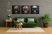 Schedel – Canvas Schilderij als Wanddecoratie
