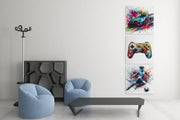 Gamingthema – Vierkant Canvas Kunst voor de Muur