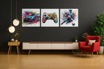 Gamingthema – Vierkant Canvas Kunst voor de Muur