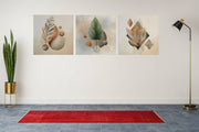 Abstracte Kunst Modern – Vierkante Canvas Wanddecoratie – Canvas Wandkunst in Vierkante Uitvoering
