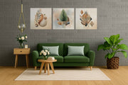 Abstracte Kunst Modern – Vierkante Canvas Wanddecoratie – Canvas Wandkunst in Vierkante Uitvoering