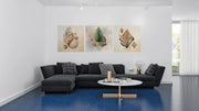 Abstracte Kunst Modern – Vierkante Canvas Wanddecoratie – Canvas Wandkunst in Vierkante Uitvoering
