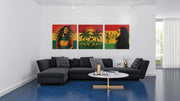 Bob Marley – Canvas Schilderij als Wanddecoratie
