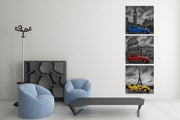 Retro Auto – Vierkante Canvas Wandkunst