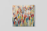 Abstracte Mensenmassa – Canvas Wandkunst in Vierkante Uitvoering
