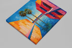 Palmbomen Canvas Schilderij 100x75 cm
