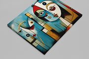 Moderne Kunst Canvas Schilderij 100x75 cm